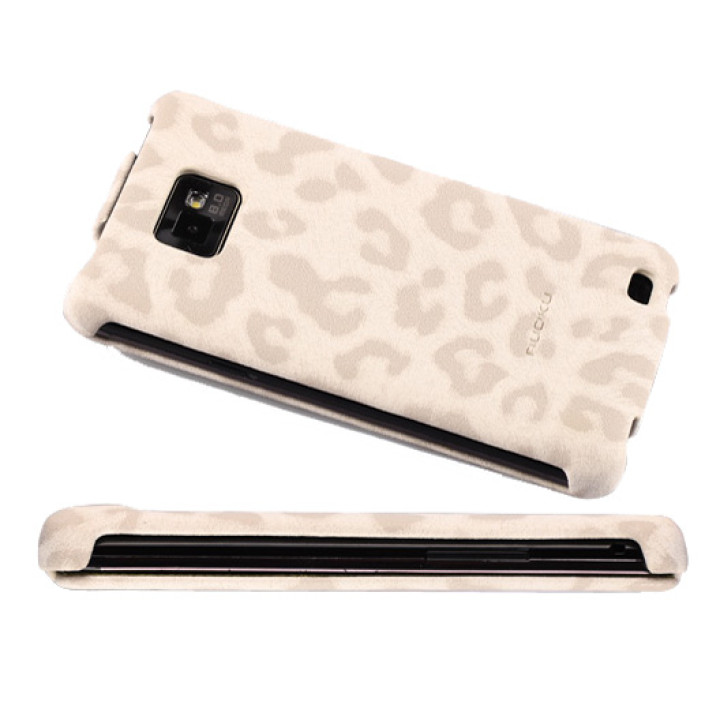 Чехол для Samsung i9100/i9105 Galaxy S II Nuoku Leo stylish leather case white