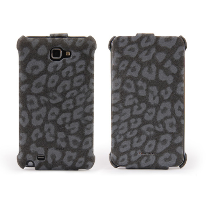 Чехол для Samsung i9220 Galaxy Note Nuoku Leo stylish leather case black