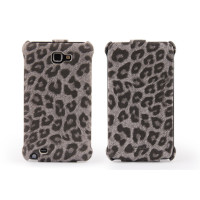Чехол для Samsung i9220 Galaxy Note Nuoku Leo stylish leather case grey