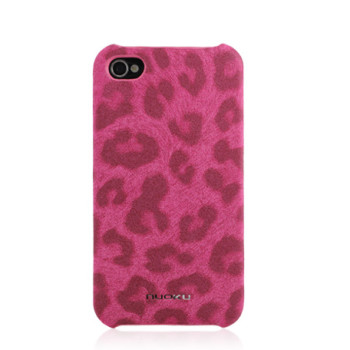 Чехол для iPhone 4/4S Nuoku Leo stylish leather cover pink