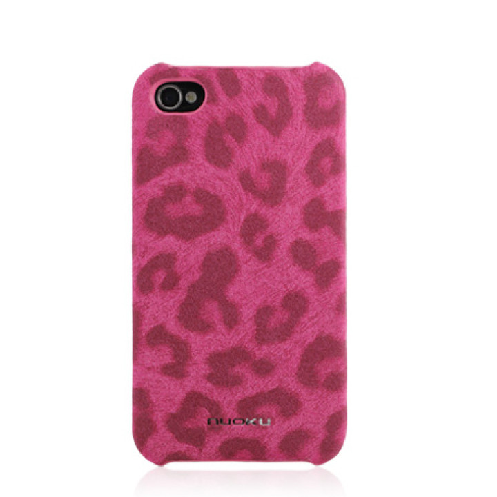 Чехол для iPhone 4/4S Nuoku Leo stylish leather cover pink