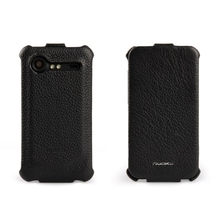 Чехол для HTC Incredible S G11 Nuoku Royal luxury leather case black