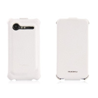Чехол для HTC Incredible S G11 Nuoku Royal luxury leather case white