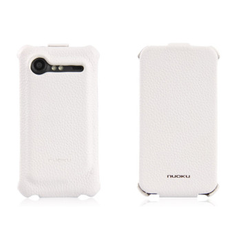 Чехол для HTC Incredible S G11 Nuoku Royal luxury leather case white