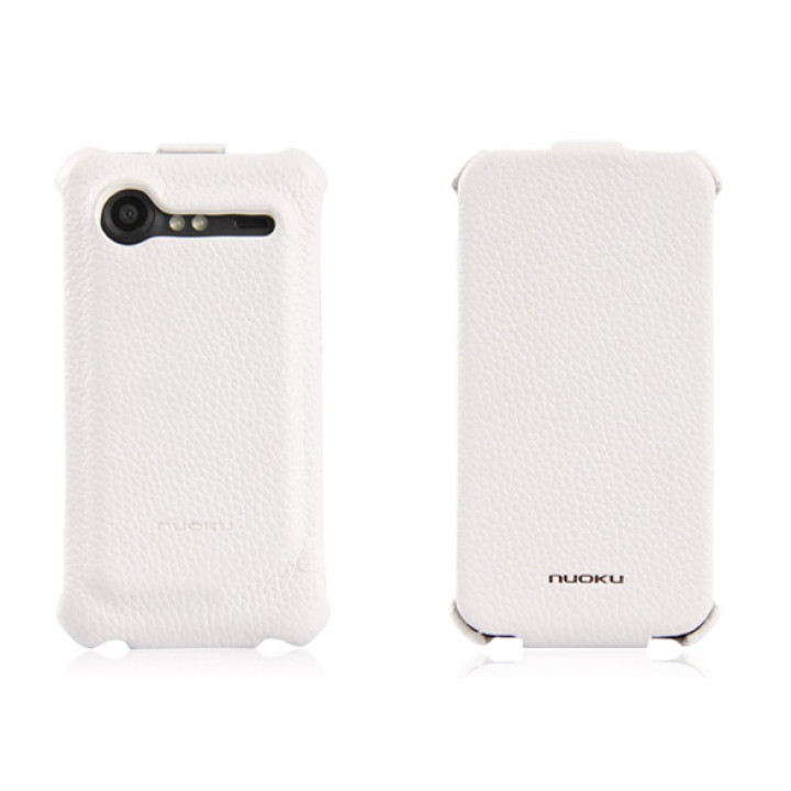 Чехол для HTC Incredible S G11 Nuoku Royal luxury leather case white