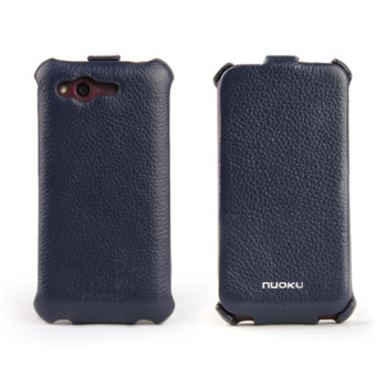 Чехол для HTC Rhyme G20 Nuoku Royal luxury leather case blue