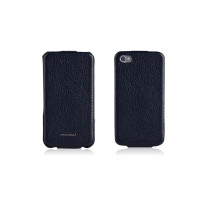 Чохол для iPhone 4/4S Nuoku Royal luxury leather case blue