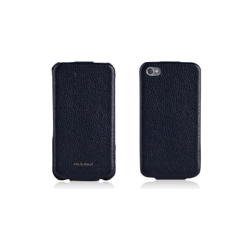Чехол для iPhone 4/4S Nuoku Royal luxury leather case blue