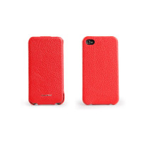 Чохол для iPhone 4/4S Nuoku Royal luxury leather case red
