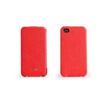 Чехол для iPhone 4/4S Nuoku Royal luxury leather case red