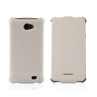 Чехол для Samsung i9103 Galaxy R Nuoku Royal luxury leather case white