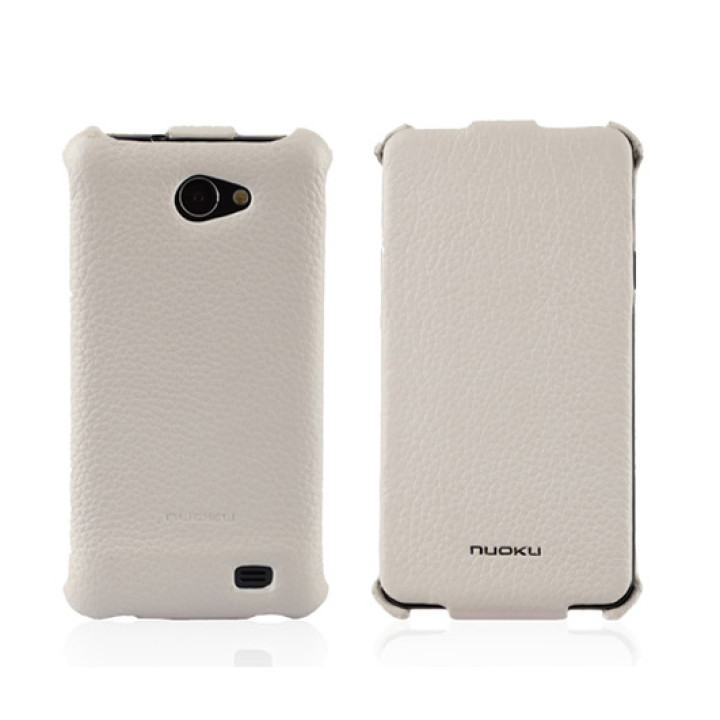 Чохол для Samsung i9103 Galaxy R Nuoku Royal luxury leather case white