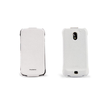 Чехол для Samsung i9220 Galaxy Note Nuoku Royal luxury leather case white
