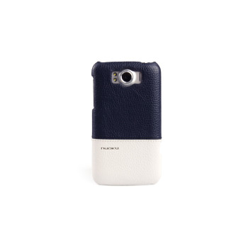 Чехол для HTC Sensation XL G21 Nuoku Royal luxury leather cover blue