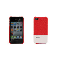 Чехол для iPhone 4/4S Nuoku Royal luxury leather cover red