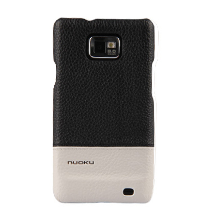 Чехол для Samsung i9100/i9105 Galaxy S II Nuoku Royal luxury leather cover black
