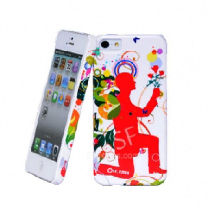 Чехол для iPhone 5 Ou.case Urban songs protective case love red F