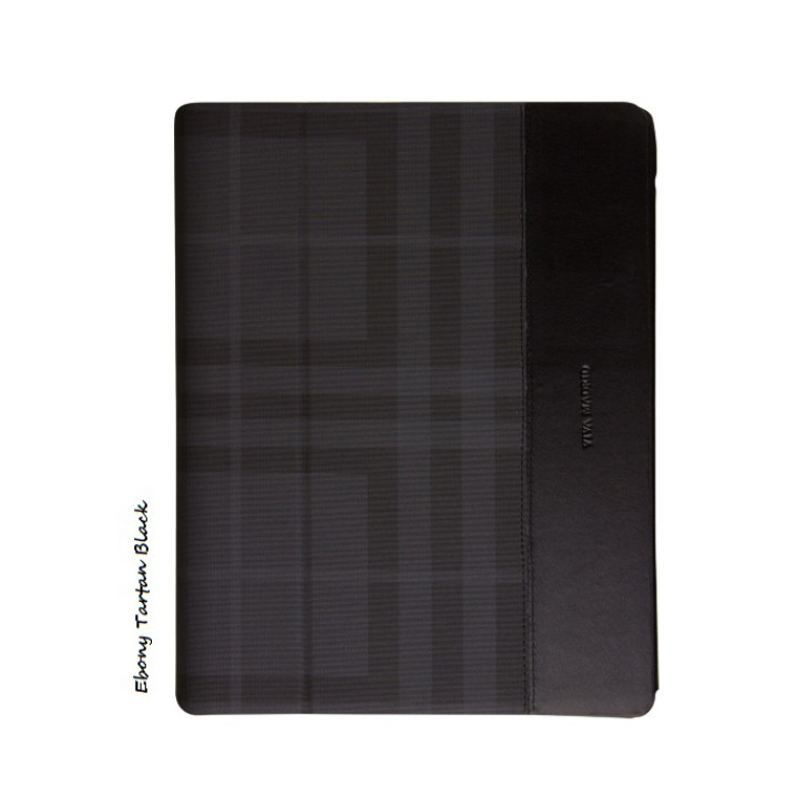 Чехол для iPad 2/3/4 Viva Moda leather case Hombre Ebony Tartan black