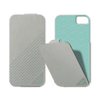 Чохол для iPhone 5 X-doria Dash Flip case grey-blue