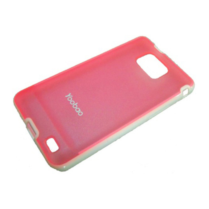 Чехол для Samsung i9105/i9100 Galaxy S II Yoobao 2 in 1 Protect case Plus pink