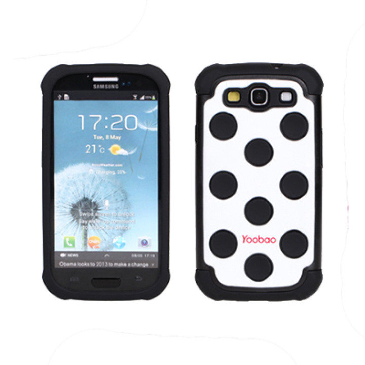 Чехол для Samsung i9300 Galaxy S III Yoobao 3 in 1 Protect case black