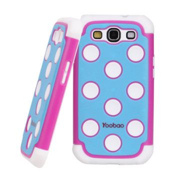 Чехол для Samsung i9300 Galaxy S III Yoobao 3 in 1 Protect case rose