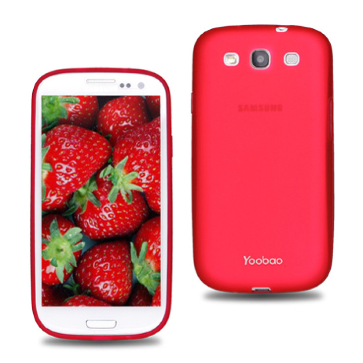 Чехол для Samsung i9300 Galaxy S III Yoobao Glow protect case red