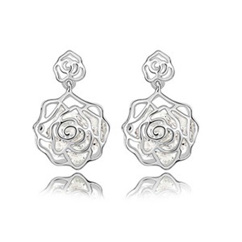 Серьги с кристаллами Сваровски 106660