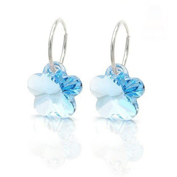 Сережки з кристалами Сваровські 980128