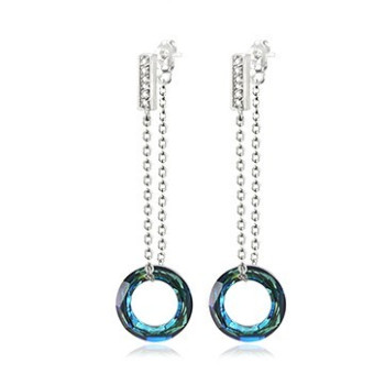 Сережки з кристалами Сваровські 980229