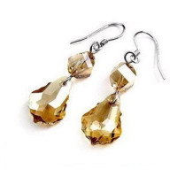 Сережки з кристалами Сваровські 980272