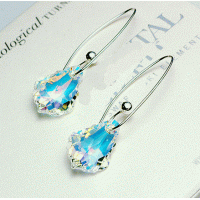Сережки з кристалами Сваровські 980416