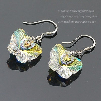 Сережки з кристалами Сваровські 980428