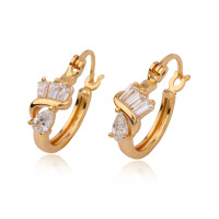Сережки з цирконами X21640