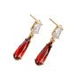 Серьги с цирконами X21922  - фото 2