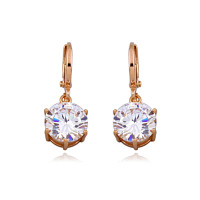 Сережки з цирконами X22071