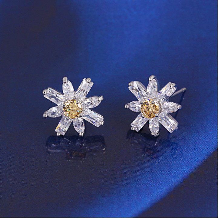 Серьги с цирконами X22547