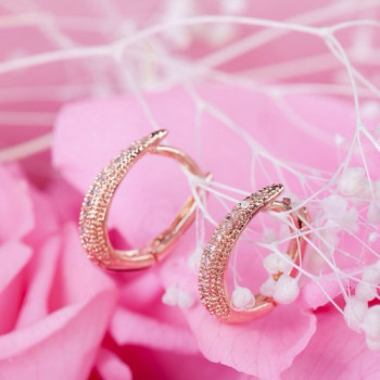 Серьги с кристаллами Сваровски 087052