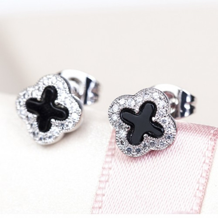 Серьги с кристаллами Сваровски 087079