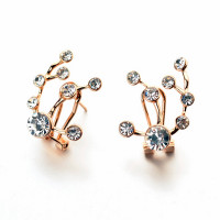 Серьги с кристаллами Сваровски 087749