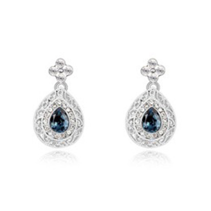 Серьги с кристаллами Сваровски 10294