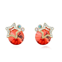 Сережки з кристалами Сваровські 12938