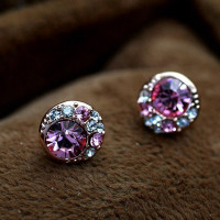 Сережки з кристалами Сваровські 532085