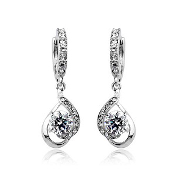 Сережки з кристалами Сваровські 5321557