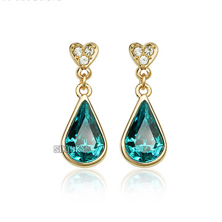 Серьги с кристаллами Сваровски 80590a