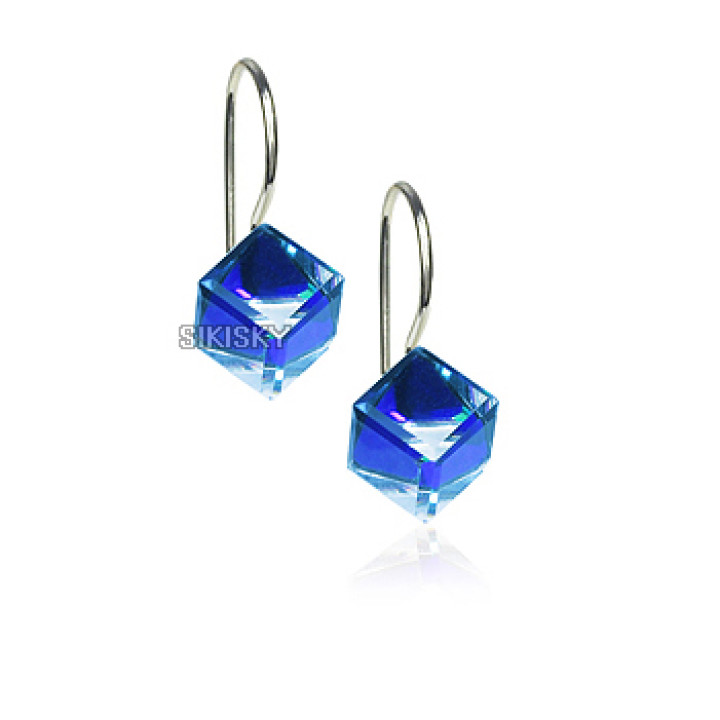 Серьги с кристаллами Сваровски 81342