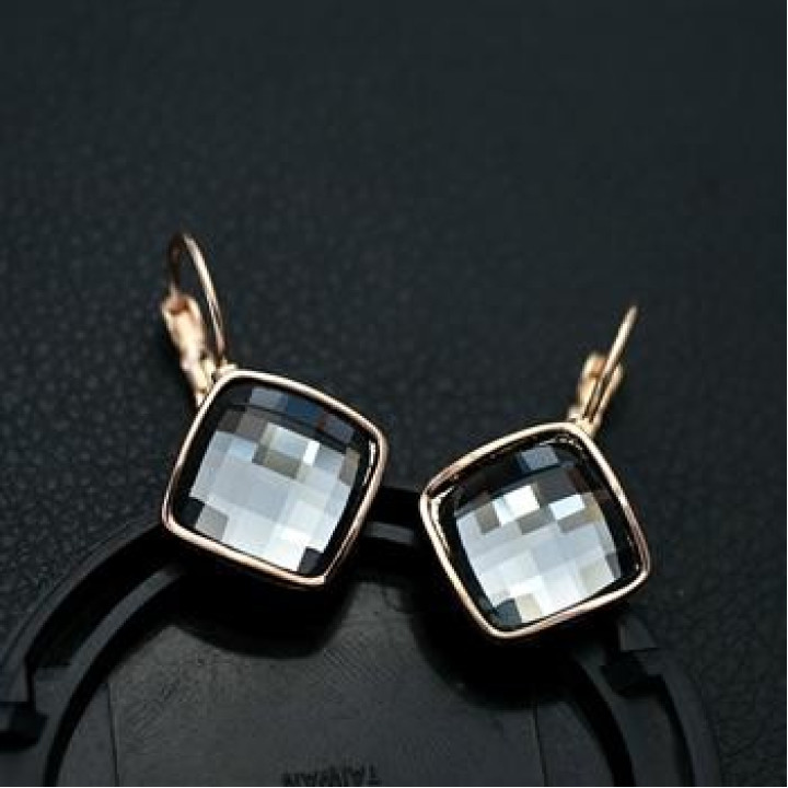 Серьги с кристаллами Сваровски 85248