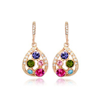 Сережки з кристалами Сваровські 86489