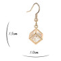 Серьги с кристаллами Сваровски 8871  - фото 5