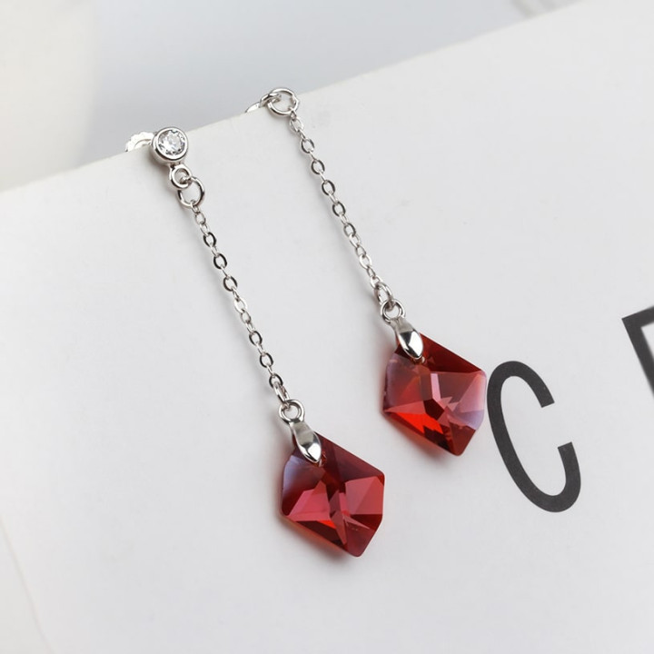 Серьги с кристаллами Сваровски 97204